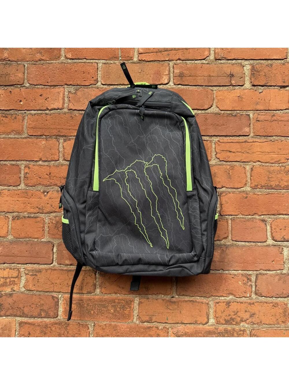 Vintage monster energy drink backpack OS 00s